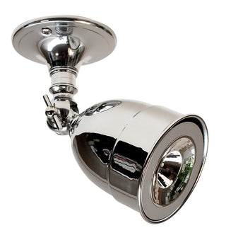 Opbouwspot Poire mounted base, geborsteld nikkel