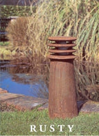 Borne de jardin Rusty Brun rouille, 70 cm