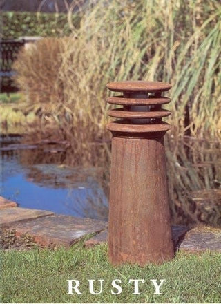 Borne de jardin Rusty Brun rouille, 70 cm