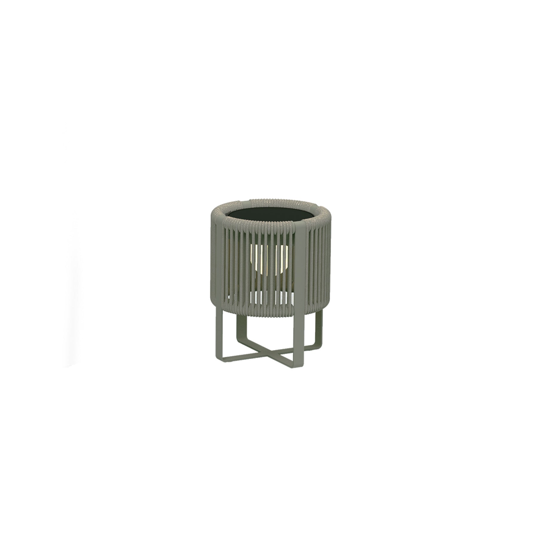 Lampe solaire d'extérieur Ropy Table Light, couleur sable