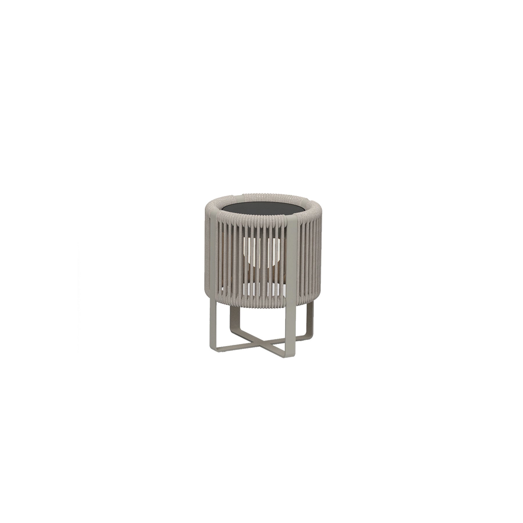 Lampe solaire d'extérieur Ropy Table Light, couleur sable