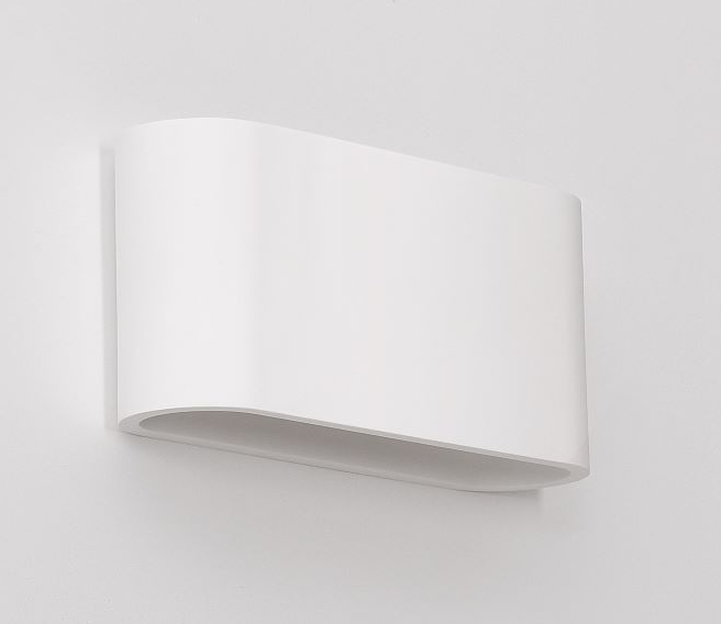 Wall lamp Lille - plaster white