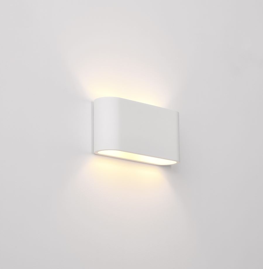 Wall lamp Lille - plaster white