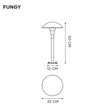 Tuinpaal Fungy 50 Buitenverlichting