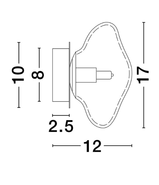 Wall lamp King D17