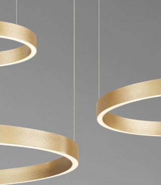 Suspension Elowen 3x, doré