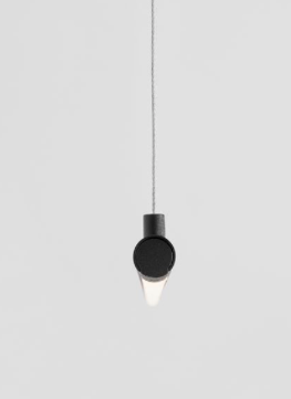Suspension Elettra Alu, noir