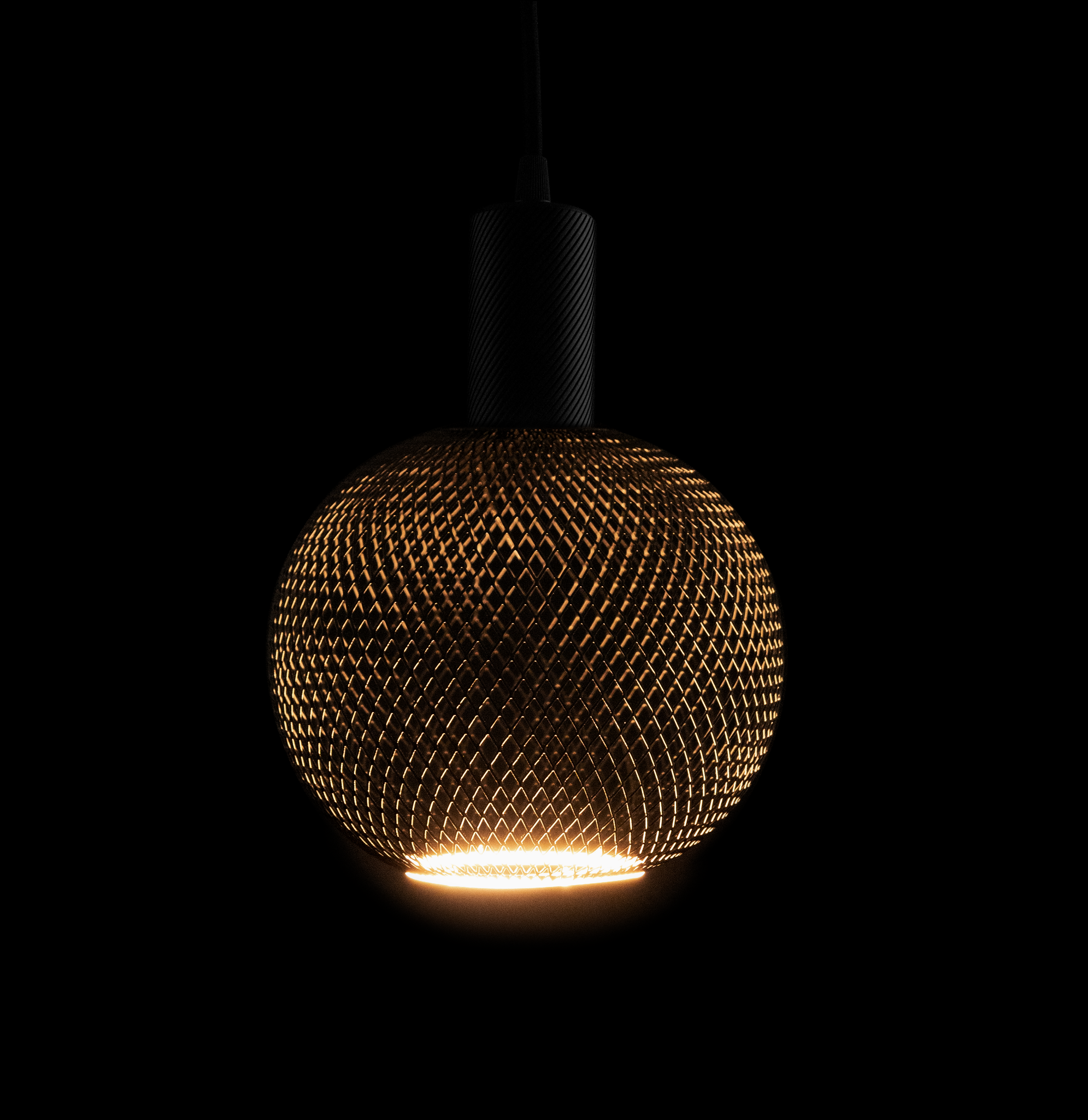 LED Floating Cage globe 180 black 5W