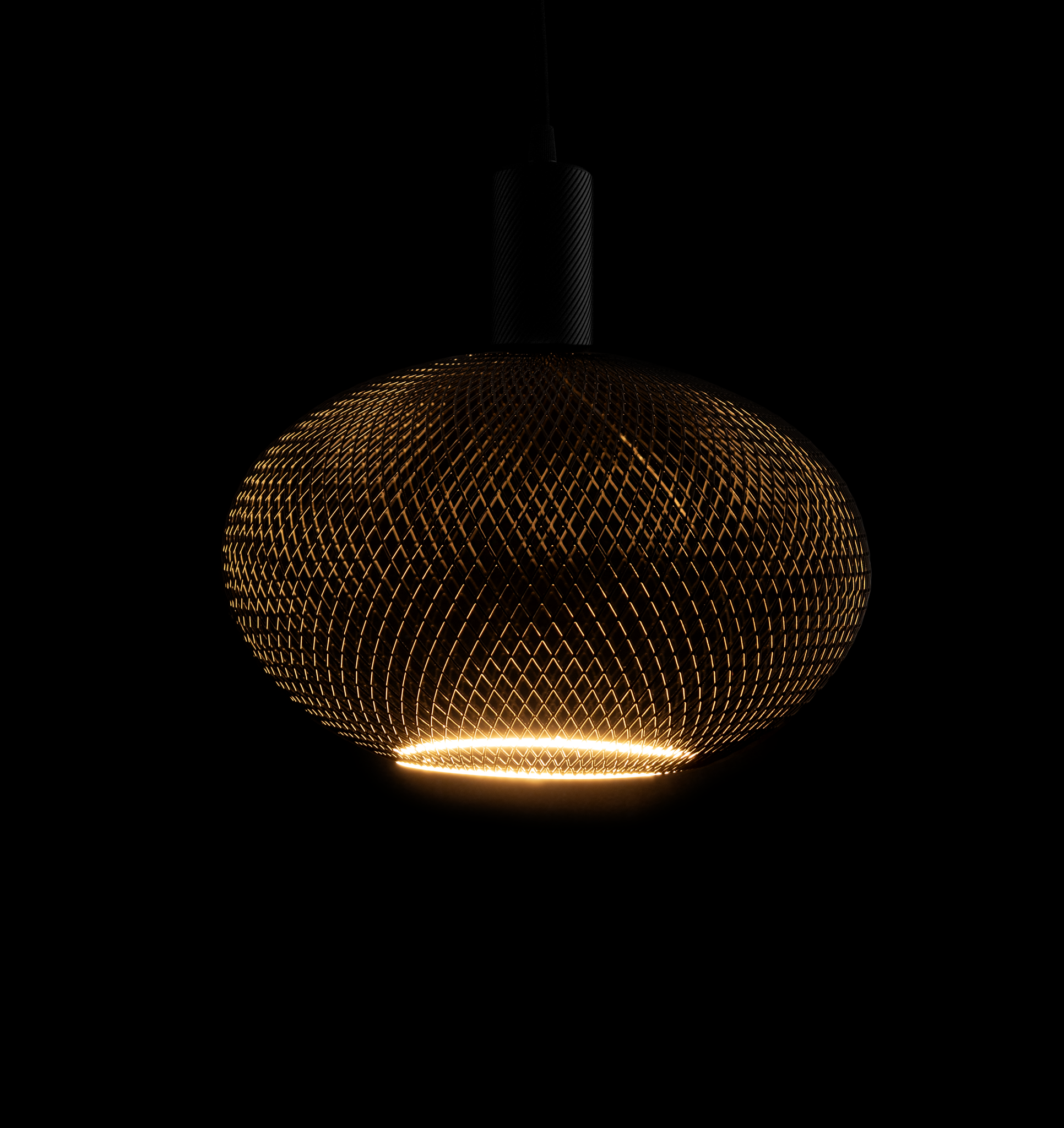 LED Floating Cage oval 300 black 6W