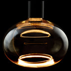 LED Floating ovaal 200 goud E27 4,5W