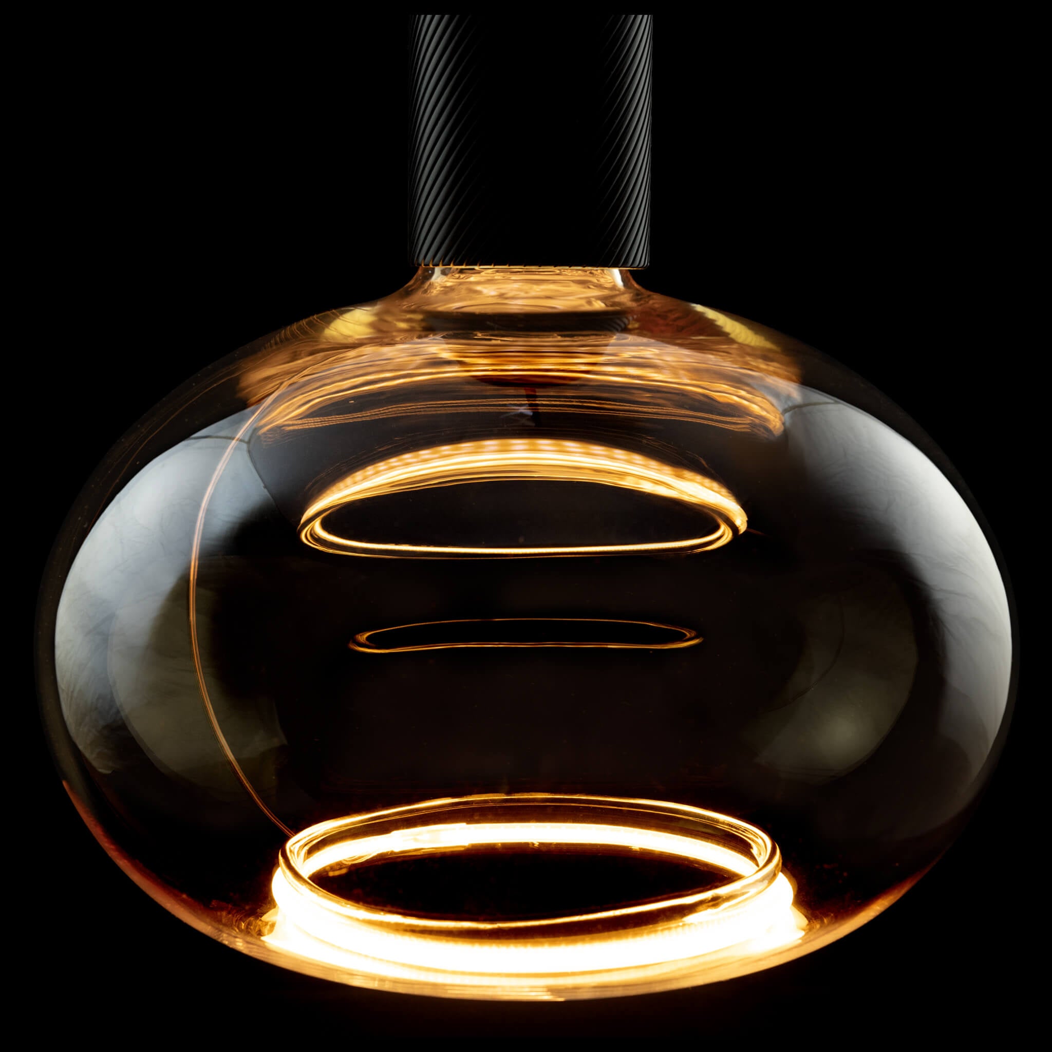 LED Floating ovaal 200 goud E27 4,5W