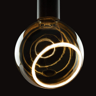 LED Floating globe 150 smoke grey 45° E27 6W