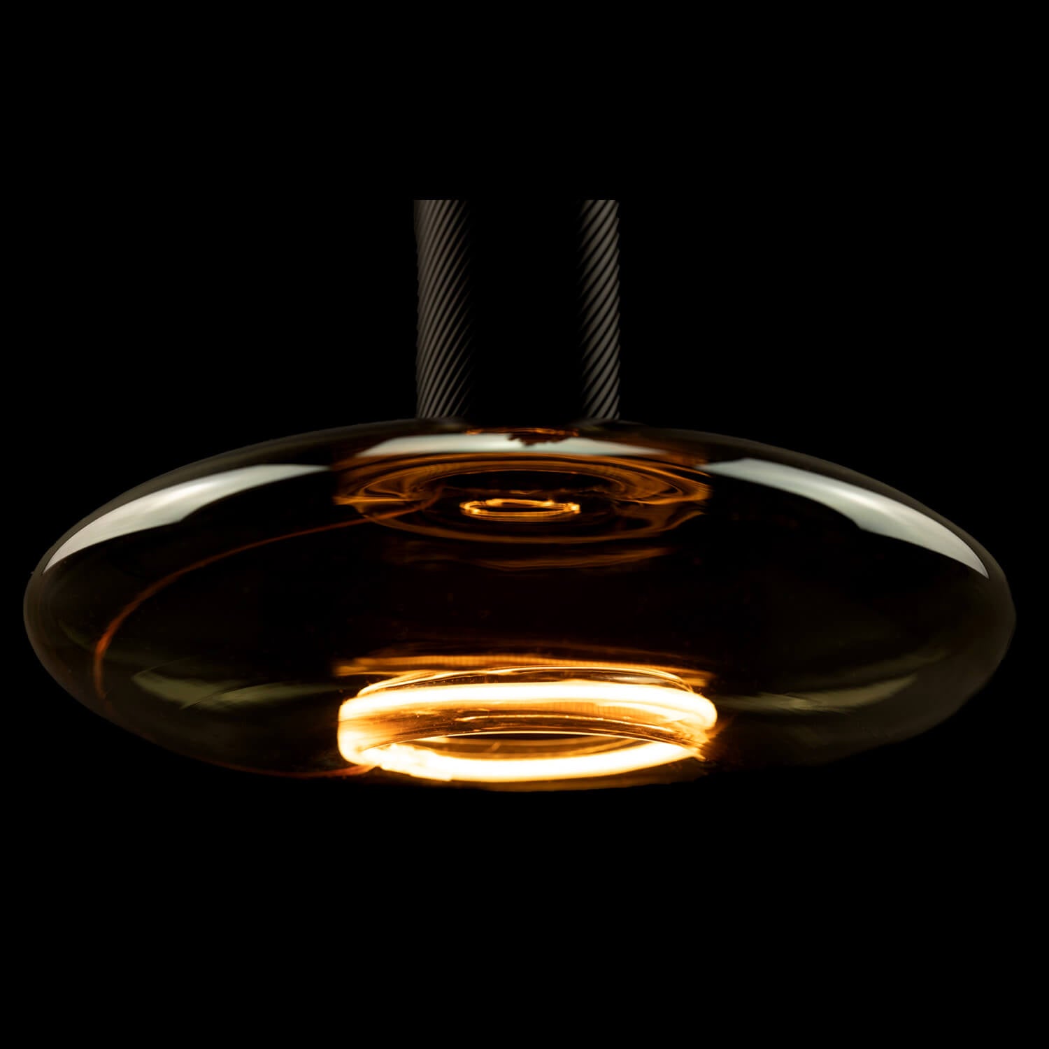 LED Floating UFO 220 smoke grey E27 4.5W