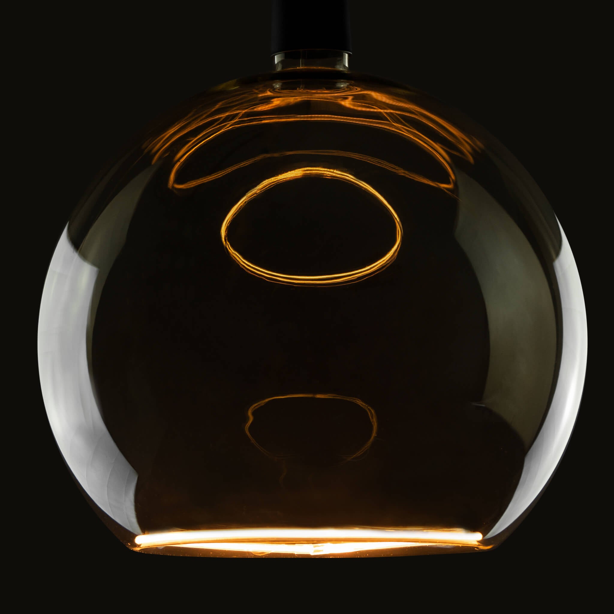 LED Floating globe 300 smoke grey E27 8W