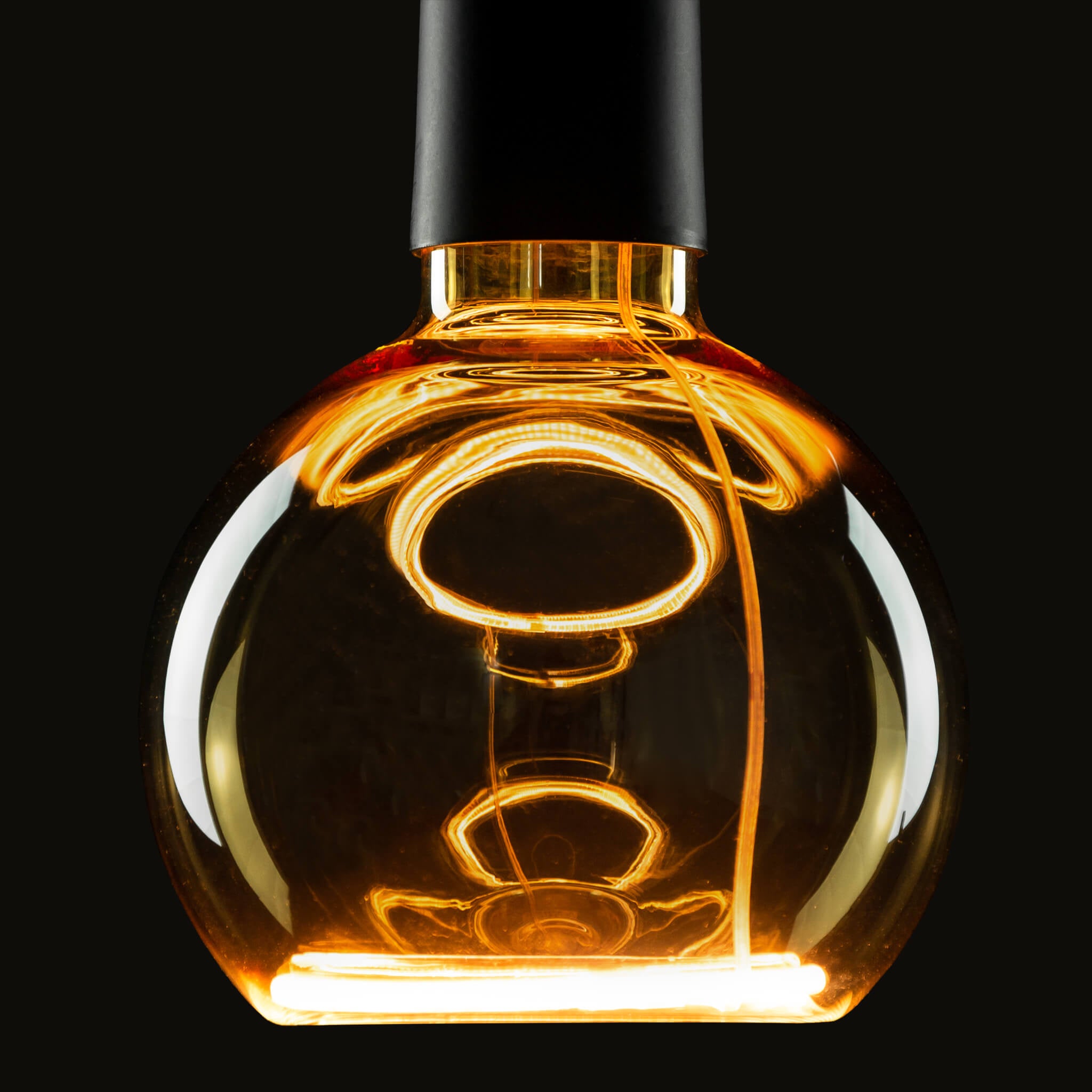 LED Floating globe 125 goud E27 4W