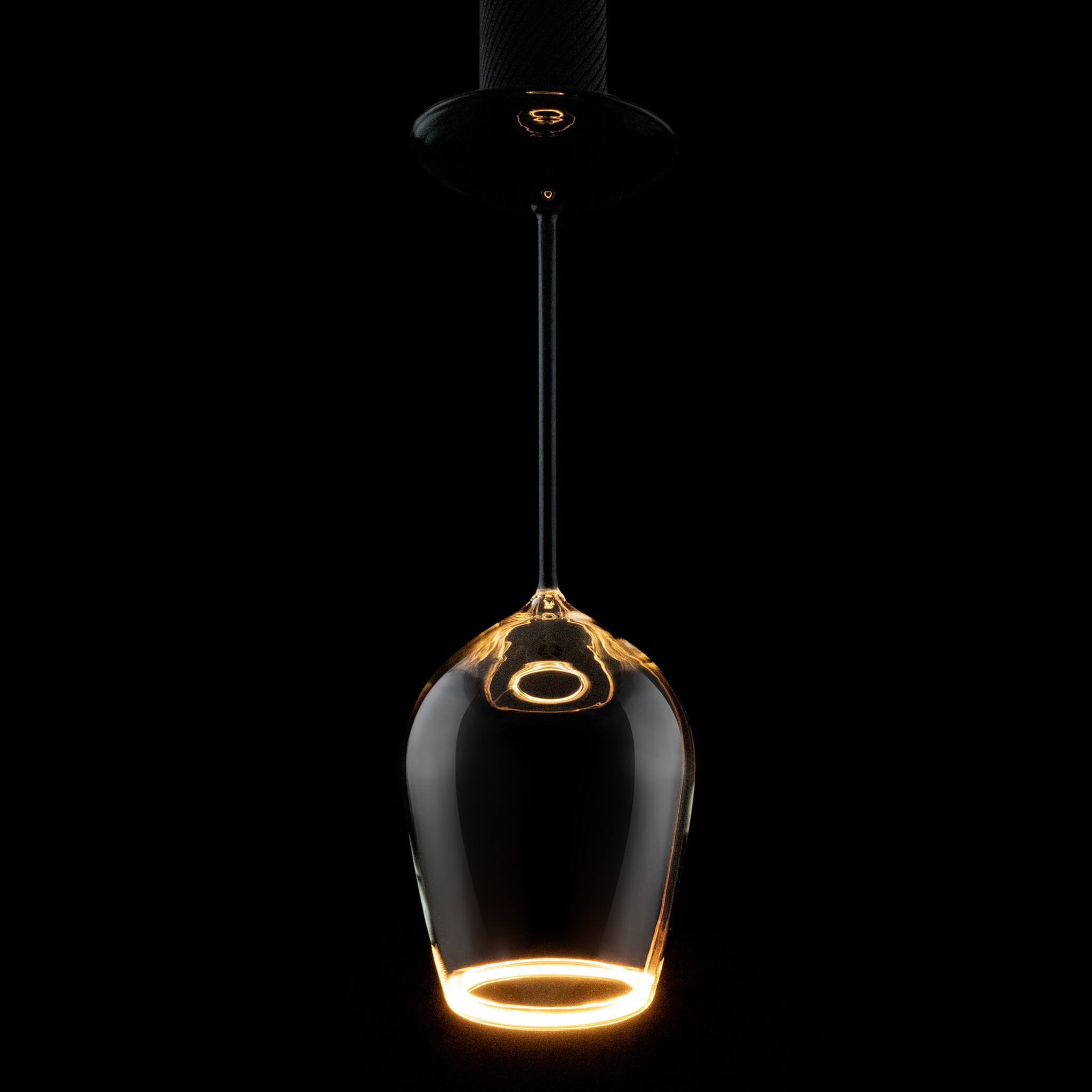 LED Red Wine clear black E27 5W