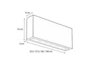 Wandlamp buiten Q-Bri Wall, brons