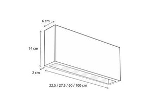 Wandlamp buiten Q-Bri Wall, brons