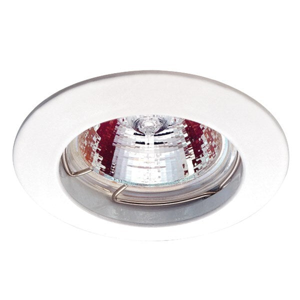 Recessed spot round fixed GU10 white IP20