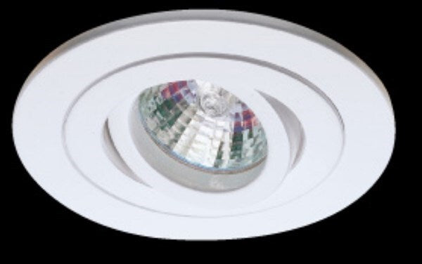 Recessed spot round adjustable GU10/GU5.3 white IP20