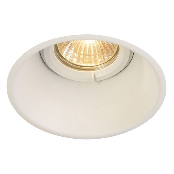 Horn recessed spot round fixed GU10 white IP20