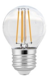 LED filament kogellamp G45 E27 4W 2700K
