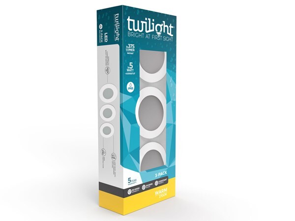Hydro LED inbouwspot wit IP65 5W 2700K - 3-pack