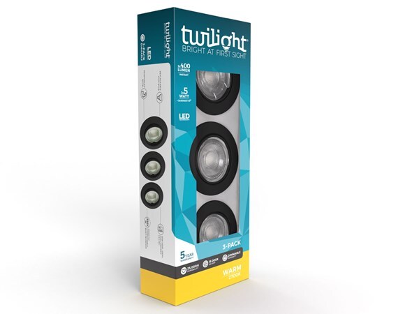 Neo LED inbouwspot GU10 zwart IP20 5W 2700K dimbaar - 3-pack