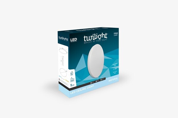 Solaris LED plafondlamp 15W 4000K