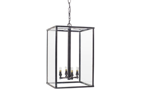 Suspension Vitrine Petite Lantern 4L, chrome