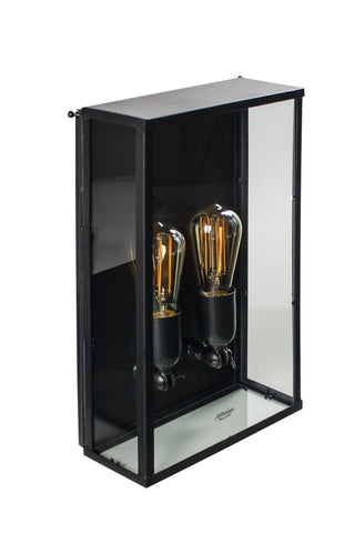 Wandlamp buiten Vitrine Wall 2L Large, chroom