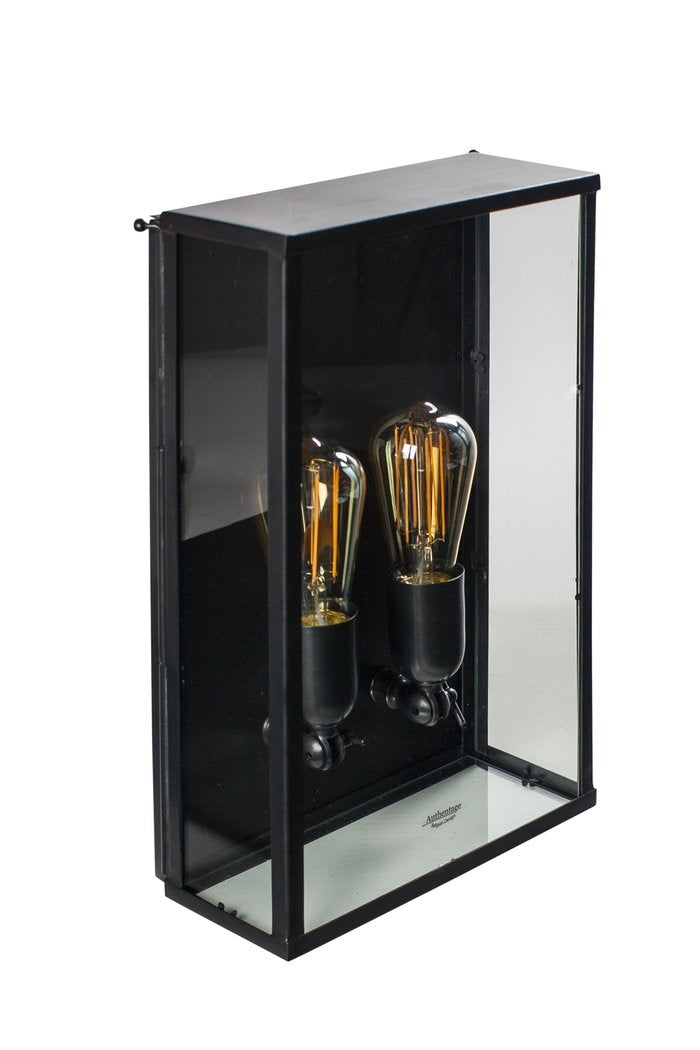 Wandlamp buiten Vitrine Wall 2L Large, chroom
