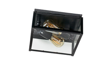Plafonnier Vitrine Plafonnier Square 2L, chrome