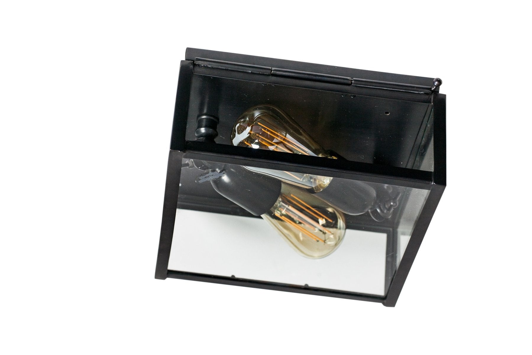 Ceiling lamp Vitrine Plafonnier Square 2L, bronze