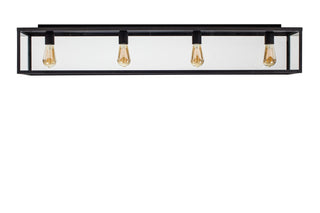 Plafonnier Vitrine Plafonnier Long 4L, bronze