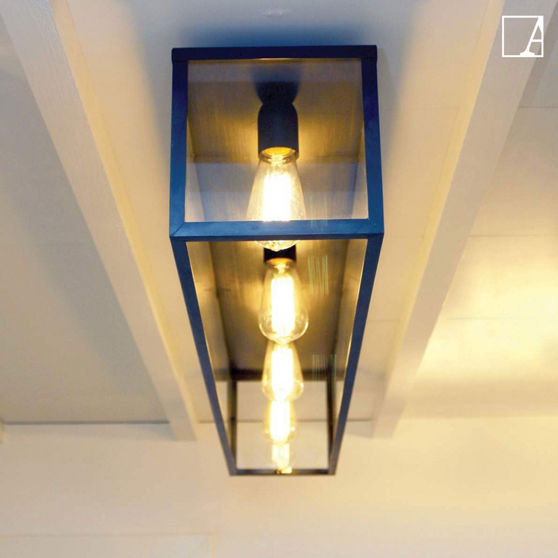 Ceiling lamp Vitrine Plafonnier Long 4L, chrome
