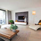 Lampadaire Hugo acier mat