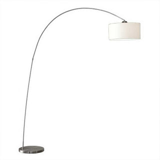 Floor lamp Bow matt steel
