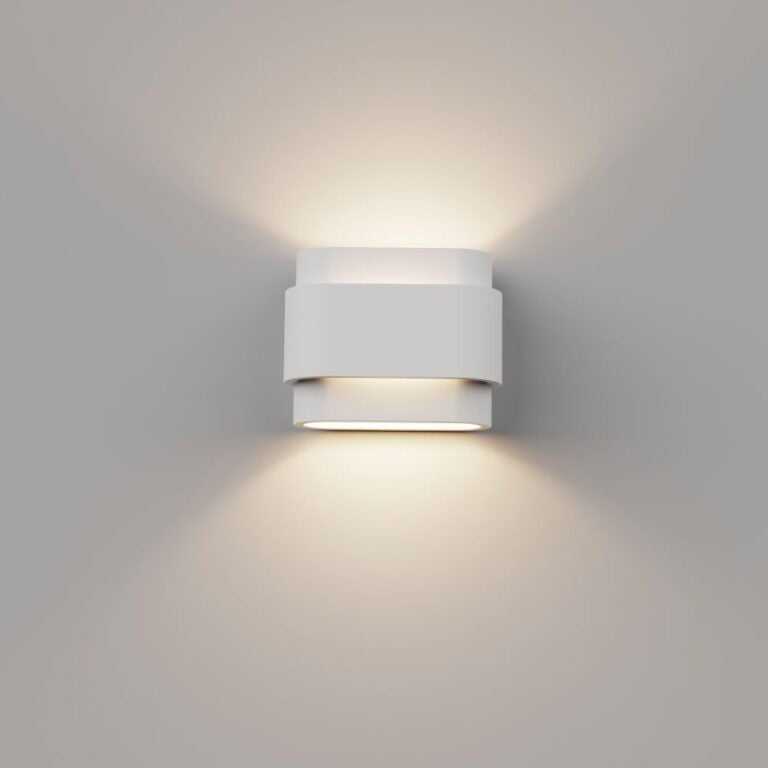 Wall lamp Metz plaster white