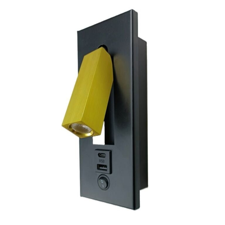 Wall lamp Adam with USB