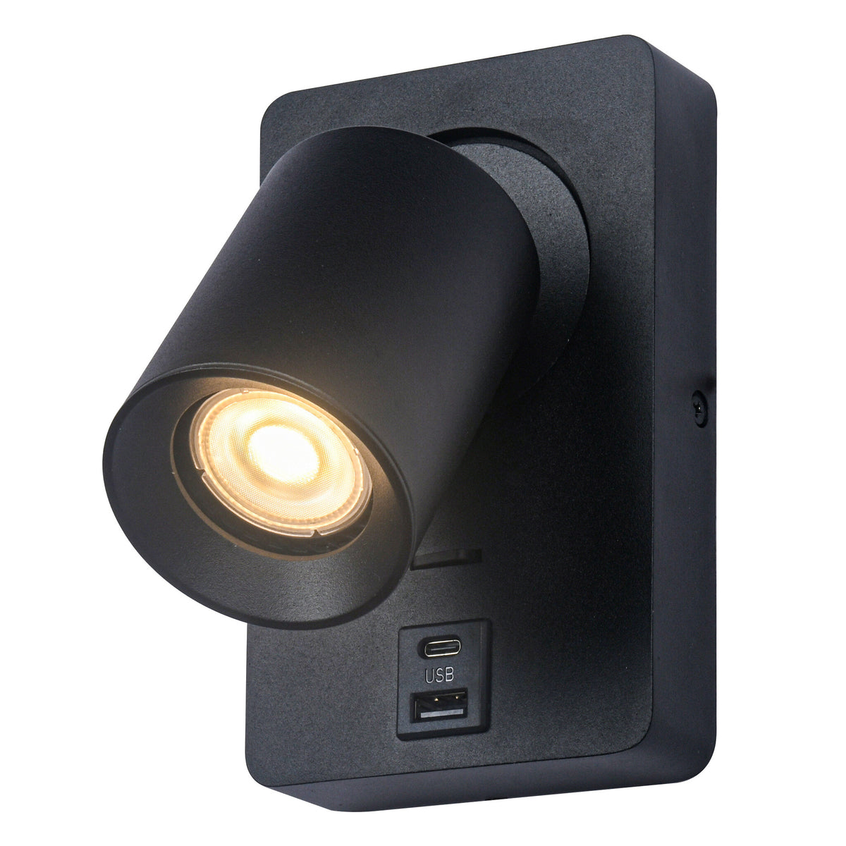 Applique murale MEGANO-S USB - GU10 - t